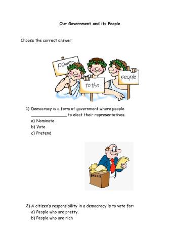 Our Government and its People