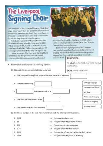 Reading -The Liverpool Signing Choir-