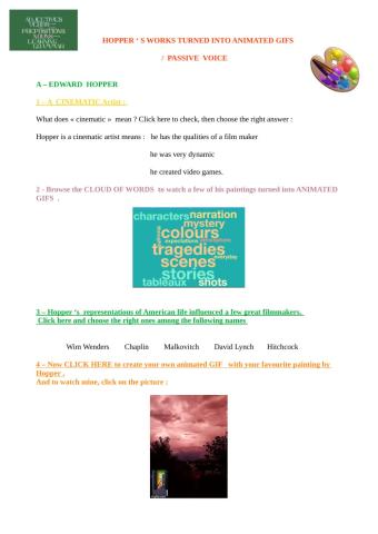 Hopper , a cinematic artist