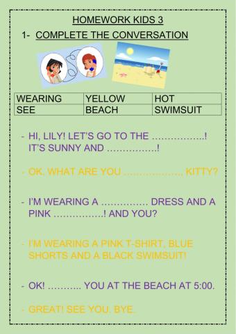 What are you wearing?