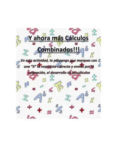 Repaso de cálculos combinados con potencias