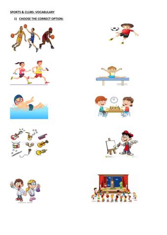 Sports and clubs