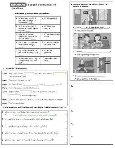Second Conditional Wh-Questions