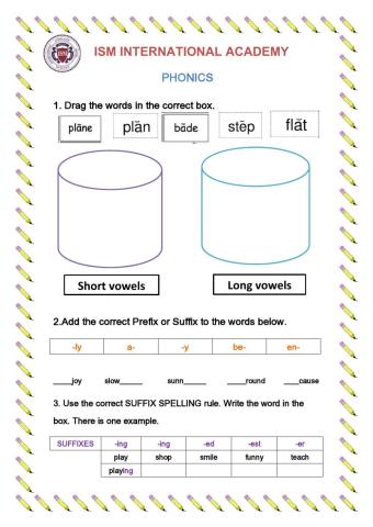 ISM PHONICS AND READING UNIT 6