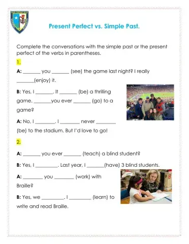 Present Perfect vs Simple Past
