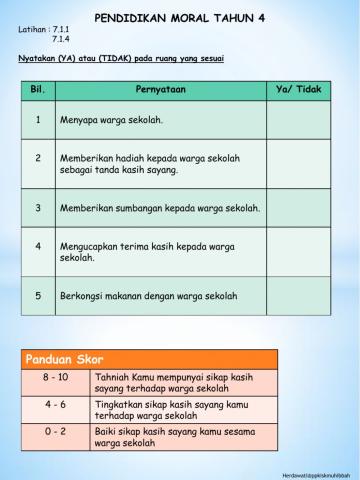 Menyayangi Warga Sekolah