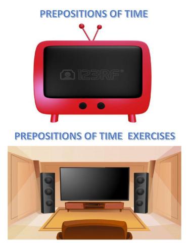 Prepositions of time explanation