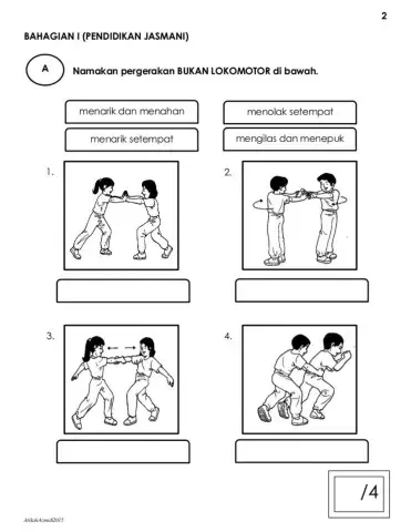 Pjpk tahun 2 pergerakan bukan lokomotor