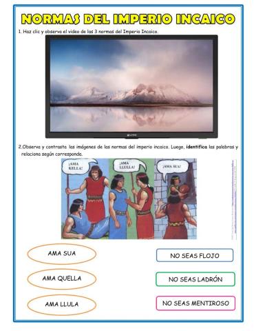 Normas del Imperio Incaico