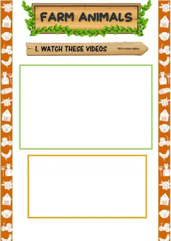 Farm Animals and colours