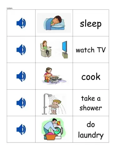 daily activities at home 