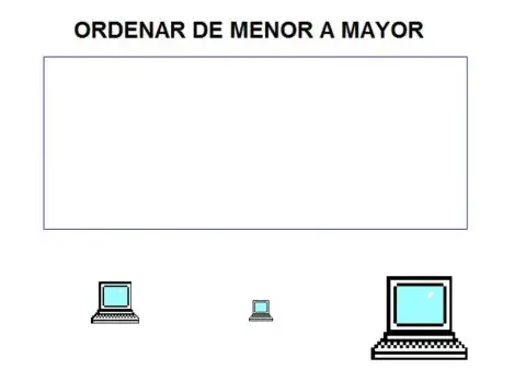 Ordenar de menor a mayor