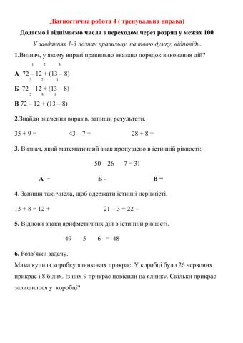 Діагностична робота 4