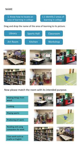 Areas of Learning in College