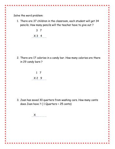 Multiplication by 2-digit