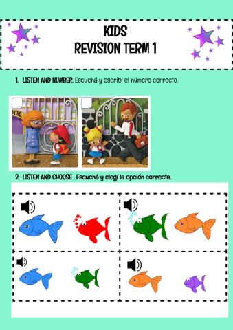 KIDS- Revision Term 1