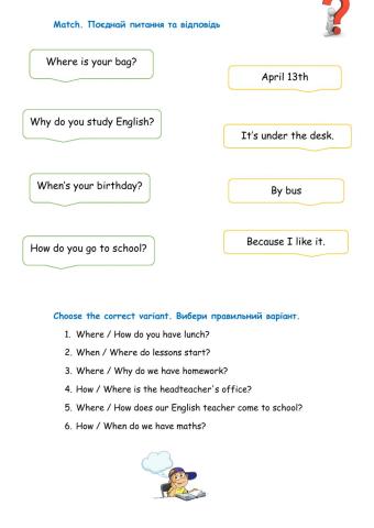 Question words