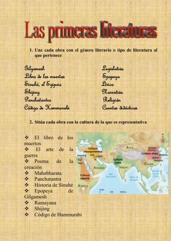 Las primeras muestras literarias