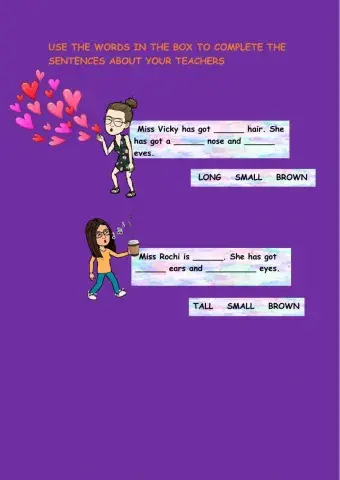 Complete the sentences