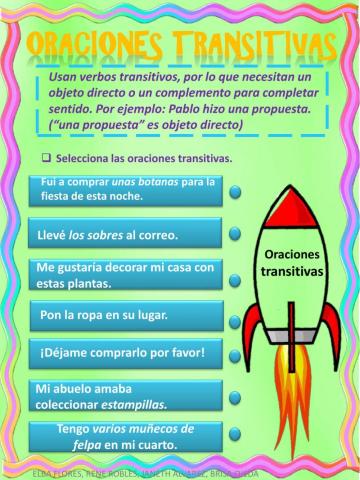 Oraciones transitivas