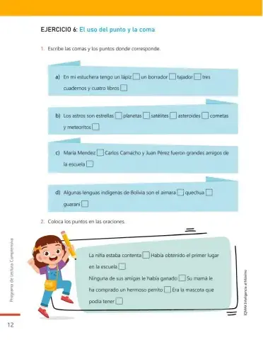 USO DEL PUNTO Y LA COMA