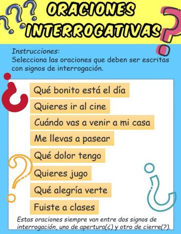 interrogativas