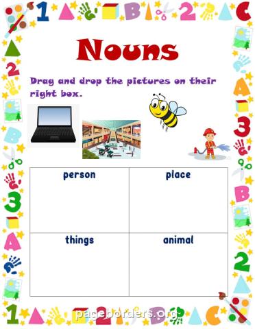 Prepositions & Nouns