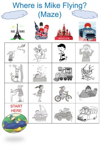 Where's Mike Flying Maze.