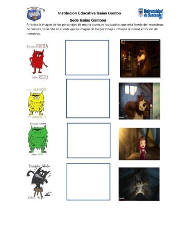 Las emociones en masha y el oso