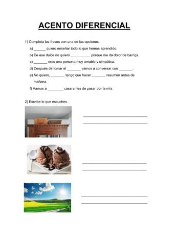 Acento diacrítico (diferencial)