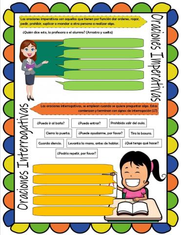 Interrogativas  imperactivas