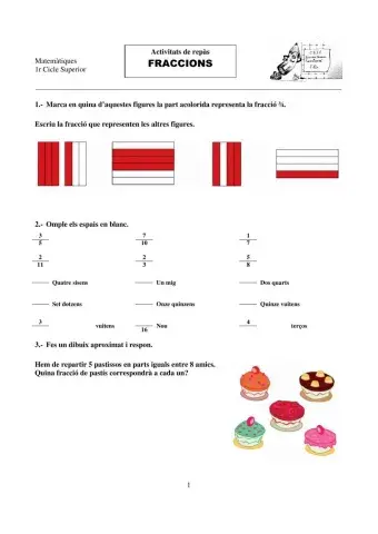 Repàs de fraccions