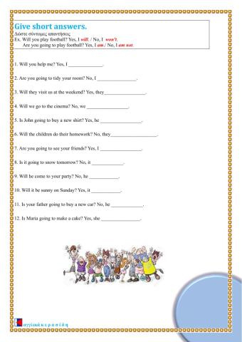 Simple Future- Going to short answers As75