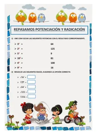 Potenciación y radicación