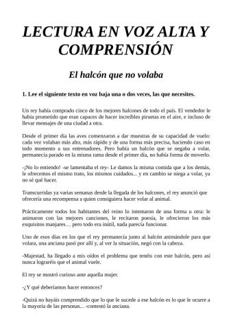 Comprensión lectora