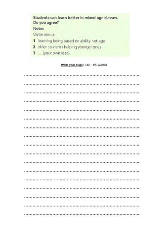 Write an essay