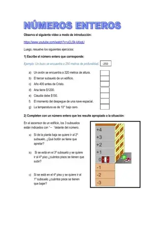 Números enteros
