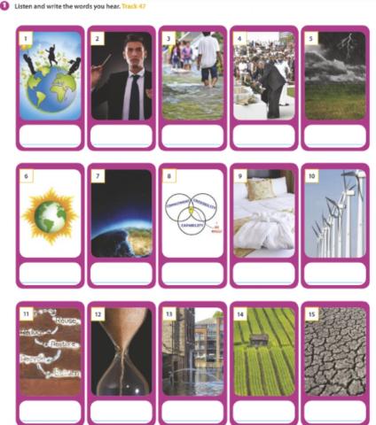 9th Grade Liber School Textbook Listening Activity Page 97 Unit 2 Our World