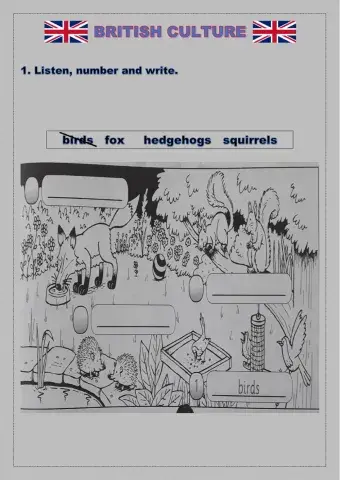 British Culture Activity