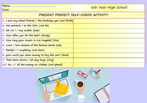 6th - Present Perfect B