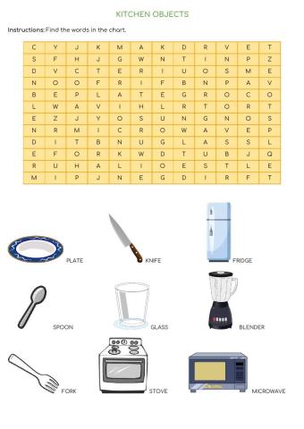 Kitchen objects