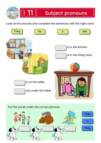 Subject pronouns