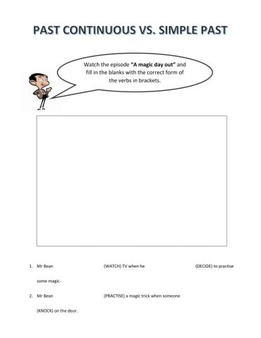 Past Continuous vs Simple Past