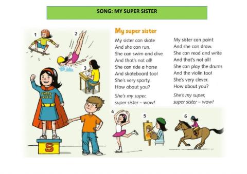 Song: My super sister