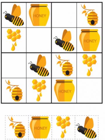 Судоку пчели
