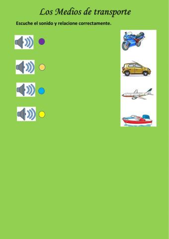 Los medios de transporte