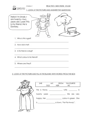 CHILDREN 1 - MID YEAR PRACTICE 4