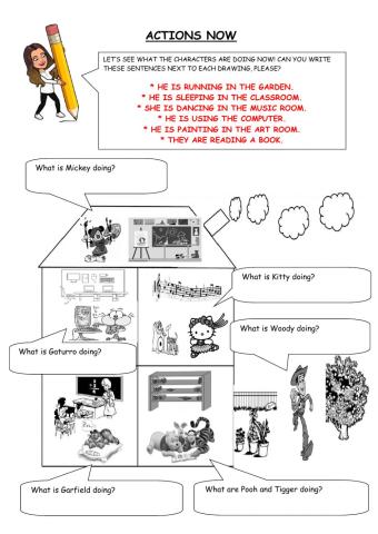 Actions now - places