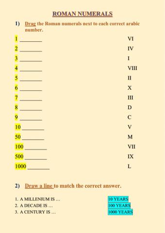 2.SOCIAL SCIENCE.ROMAN-NUMERALS.CENTURIES