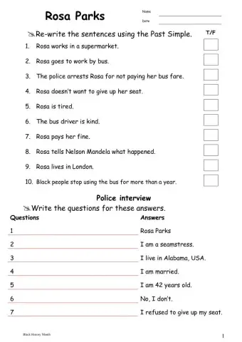 Rosa Parks interview